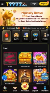 T7777 Game 1